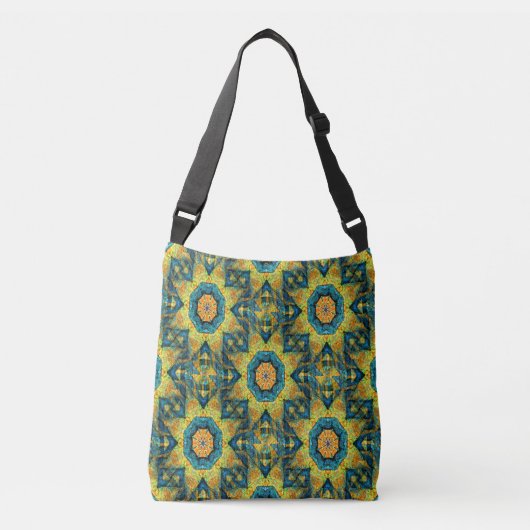 Geometrisch plezier..... crossbody tas (Voorkant)