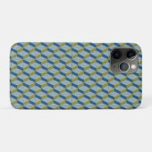 Geometrisch Portugees tegels patroon in zachte kle Case-Mate iPhone Case (Achterkant (horizontaal))