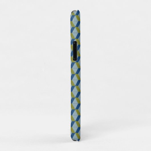 Geometrisch Portugees tegels patroon in zachte kle Case-Mate iPhone Case (Achterkant/rechts)