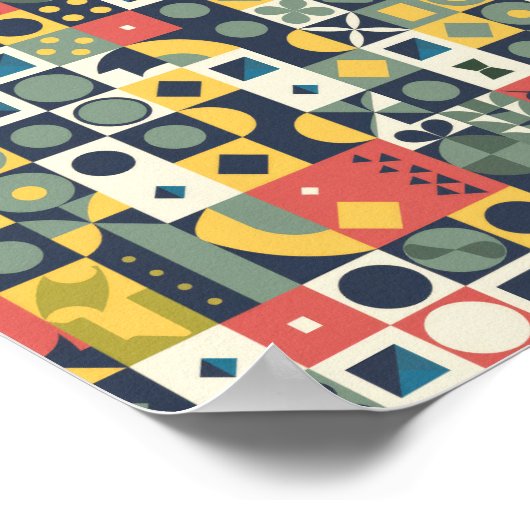 Geometrisch Poster (Hoek)