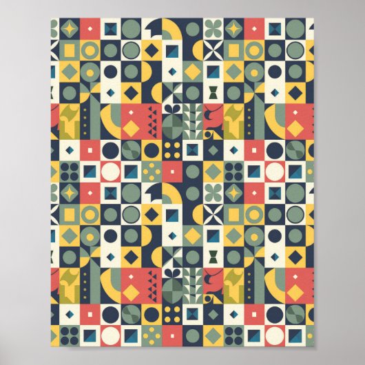 Geometrisch Poster (Voorkant)