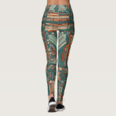 Geometrisch "Prairie Style" Glas in lood Leggings (Achterkant)