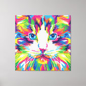 Geometrisch prismatisch ontwerp-32453 canvas afdruk (Voorkant)