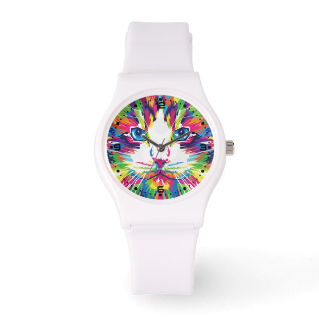 Geometrisch prismatisch ontwerp-32453 horloge (Voorkant)