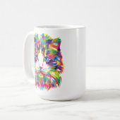 Geometrisch prismatisch ontwerp-32453 koffiemok (Voorkant links)
