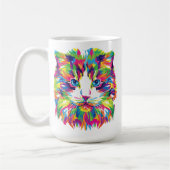 Geometrisch prismatisch ontwerp-32453 koffiemok (Links)