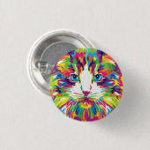 Geometrisch prismatisch ontwerp-32453 ronde button 3,2 cm (Voorkant /achterkant)