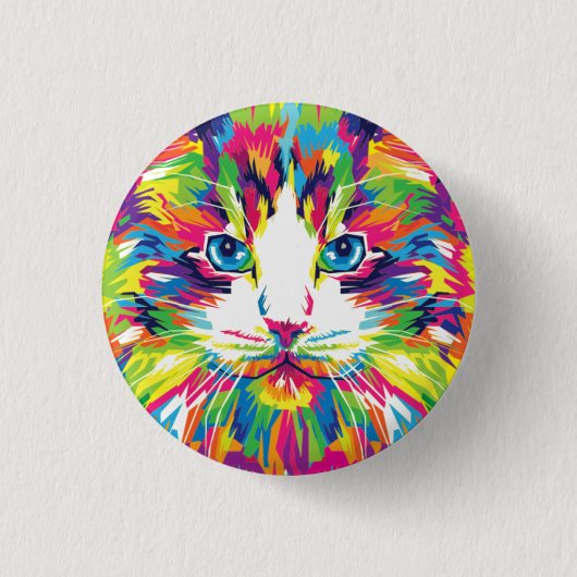 Geometrisch prismatisch ontwerp-32453 ronde button 3,2 cm (Voorkant)