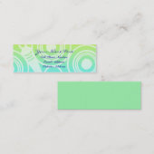 Geometrisch profiel en Visitekaartje van het cirke (Voorkant / Achterkant)