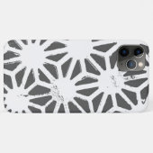 Geometrisch profiel van steenkoolgrijs Case-Mate iPhone case (Achterkant (horizontaal))