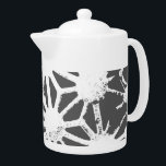 Geometrisch profiel van steenkoolgrijs theepot<br><div class="desc">Geometrisch profiel van steenkoolgrijs</div>