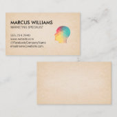 Geometrisch profiel visitekaartje (Voorkant / Achterkant)