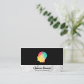 Geometrisch profiel visitekaartje (Staand voorkant)