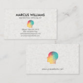 Geometrisch profiel visitekaartje (Voorkant / Achterkant)