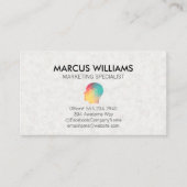 Geometrisch profiel visitekaartje (Voorkant)