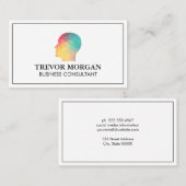 Geometrisch profiel visitekaartje (Voorkant / Achterkant)