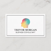 Geometrisch profiel visitekaartje (Voorkant)