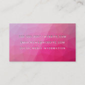 Geometrisch | QR-code Visitekaartje (Achterkant)