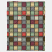 Geometrisch quilt pluche deken (Voorkant)