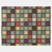 Geometrisch quilt pluche deken (Voorkant (Horizontaal))