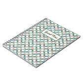 geometrisch quiltpatroon-Notitieboek Notitieboek (Linkerzijde)