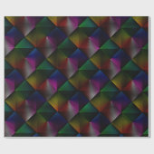 Geometrisch regenboogontwerp cadeaupapier (Vlak)