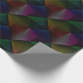 Geometrisch regenboogontwerp cadeaupapier (Hoek)