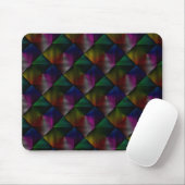 Geometrisch regenboogontwerp muismat (Met muis)