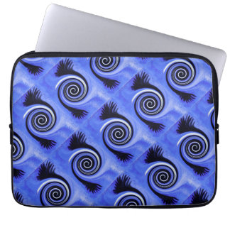 Geometrisch Retro Patroon Adelaarsvleugels Laptop Sleeve