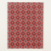 Geometrisch retroflowerpatroon planner (Voorkant)