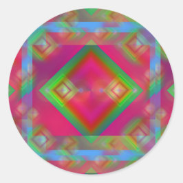 Geometrisch Ronde Sticker