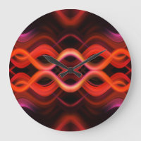 Geometrisch rood golvende lijnen ontwerp.