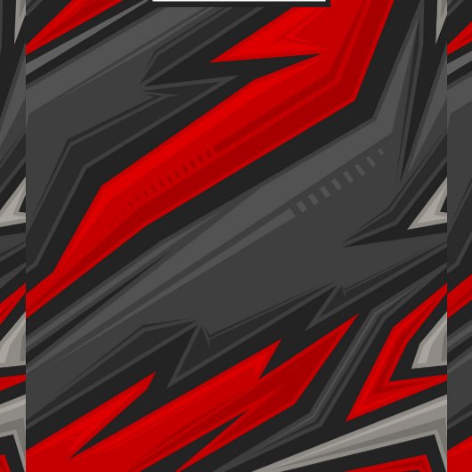 Geometrisch rood leggings