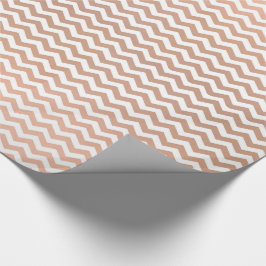 Geometrisch Roos Cadeaupapier