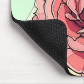 Geometrisch Roos Elegantie Muismat (Hoek)