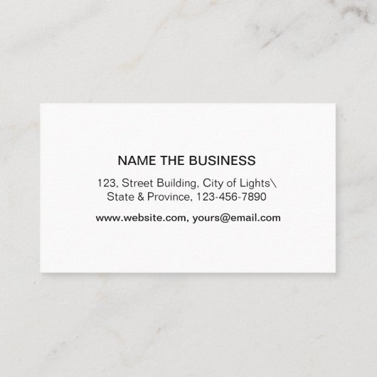 Geometrisch Roos Gold Marble Navy Blue Girly Visitekaartje (Achterkant)