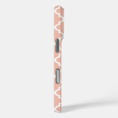 Geometrisch Roos Gold Quatrefoil Patroon Case-Mate iPhone Case (Achterkant / Rechts)