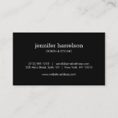 Geometrisch Roos gouden prismapatroon Visitekaartje (Achterkant)