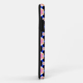 geometrisch roze korrelig hoesje (Achterkant/rechts)