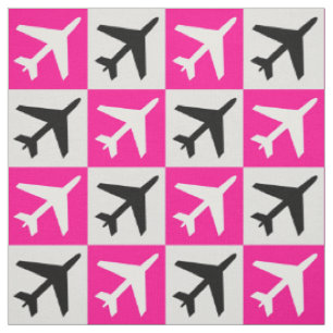 Geometrisch Roze Luchtvaart Vliegende Jets Vliegtu Stof
