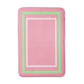 Geometrisch Roze Mint Groen Badmat (Voorkant Verticaal)