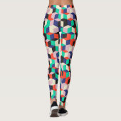 geometrisch, ruitvormig patroon. leggings (Achterkant)