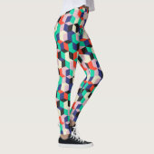 geometrisch, ruitvormig patroon. leggings (Rechts)