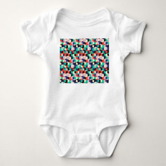 geometrisch, ruitvormig patroon. romper (Voorkant)