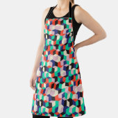 geometrisch, ruitvormig patroon. schort (Insitu)