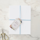 Geometrisch rustiek gouden kalligrafie Vrijgezelle Cadeaulabel (Met Touw)