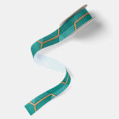 geometrisch satijnen lint (Achterkant)