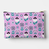 Geometrisch Scandinavisch bloempatroon Etui (Achterkant)