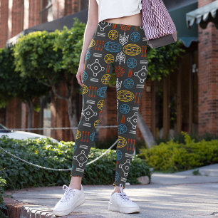 geometrisch scandinavisch leggings