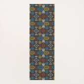 geometrisch scandinavisch yogamat (Achterkant)